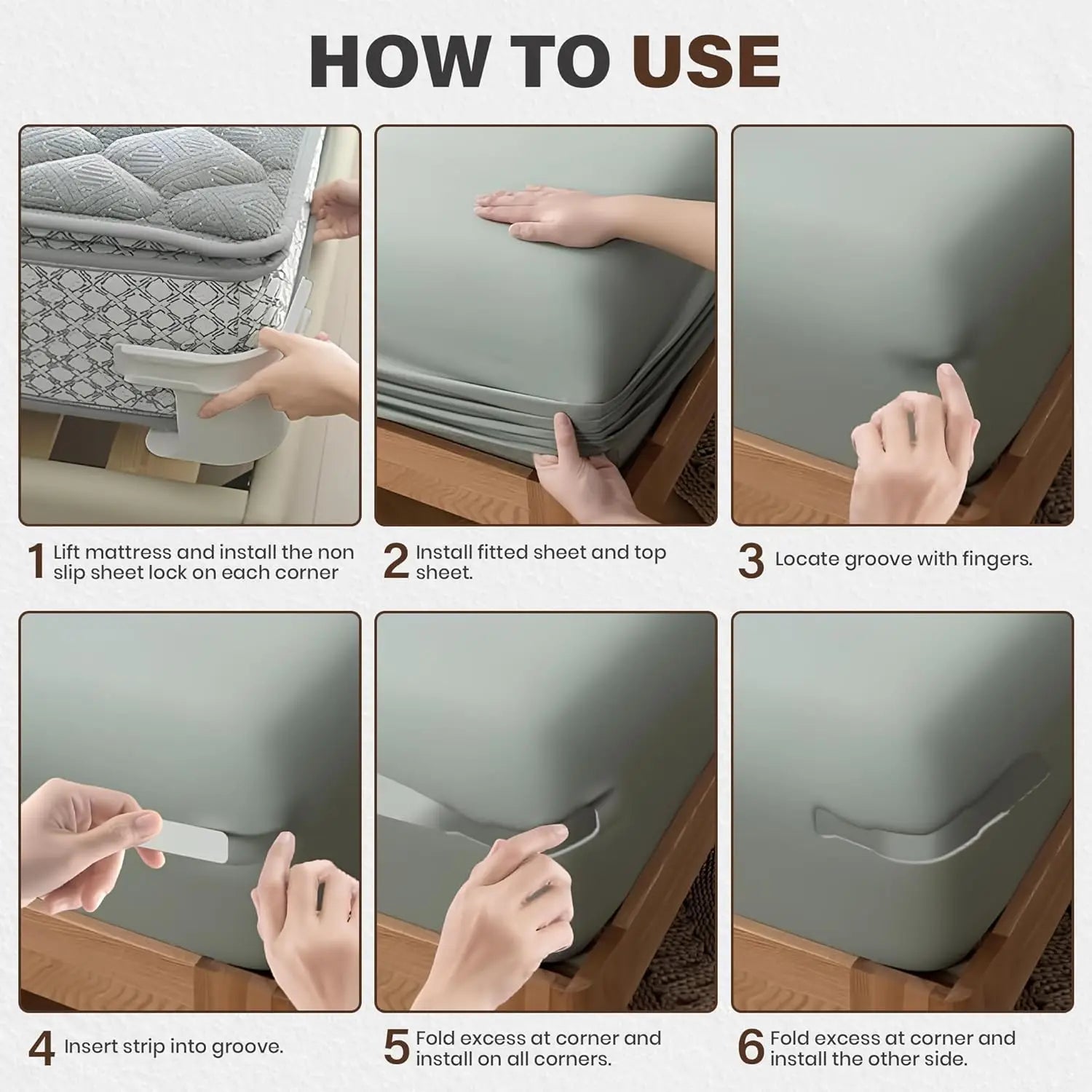 Bedsheet Holder Straps